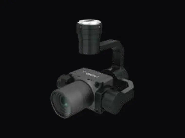 The TZS-S02 orthographic mapping camera on its gimbal